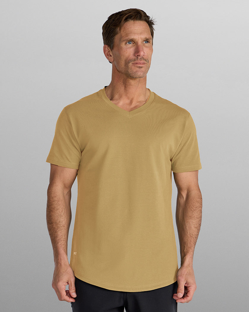 Drop-Cut V-Neck: LUX