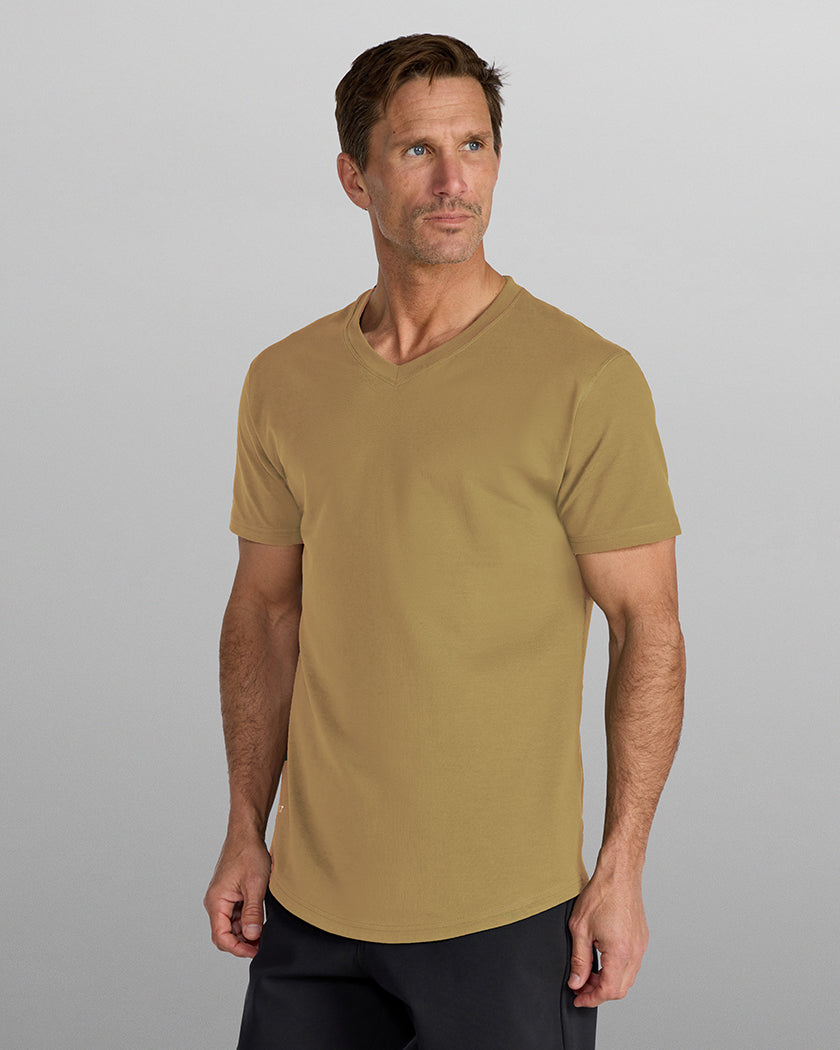 Drop-Cut V-Neck: LUX