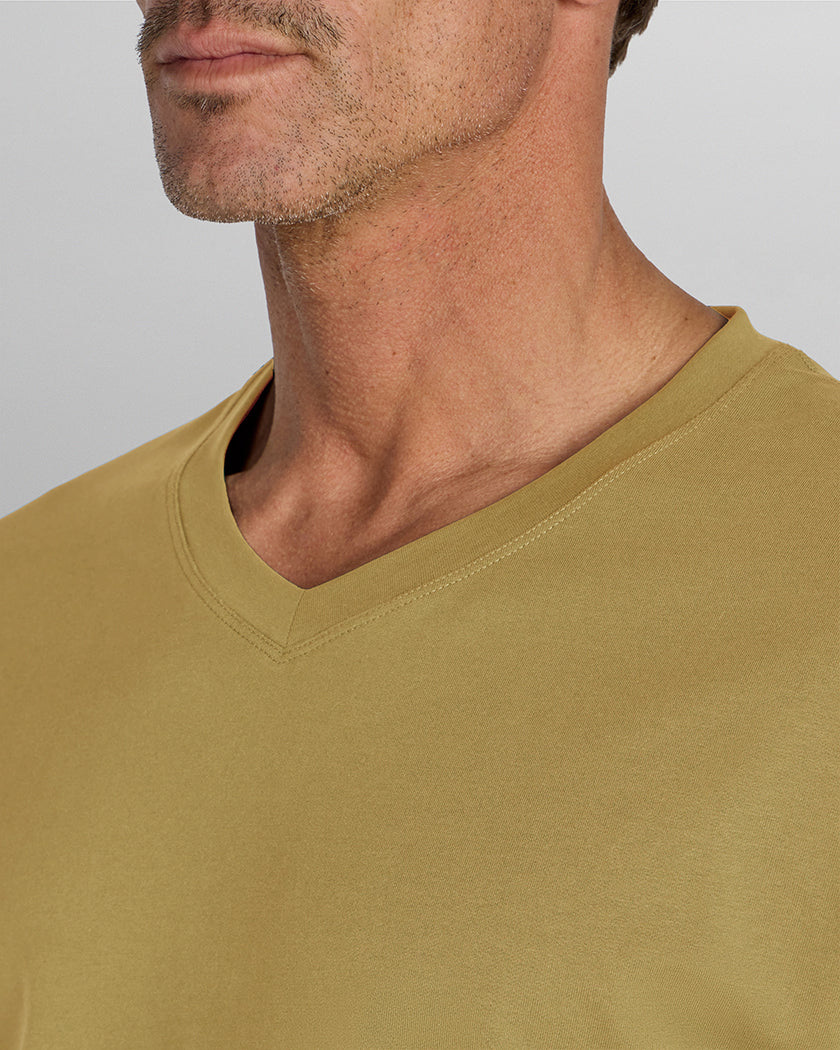Drop-Cut V-Neck: LUX
