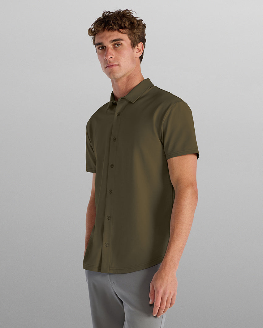 LUX Short Sleeve Button Down