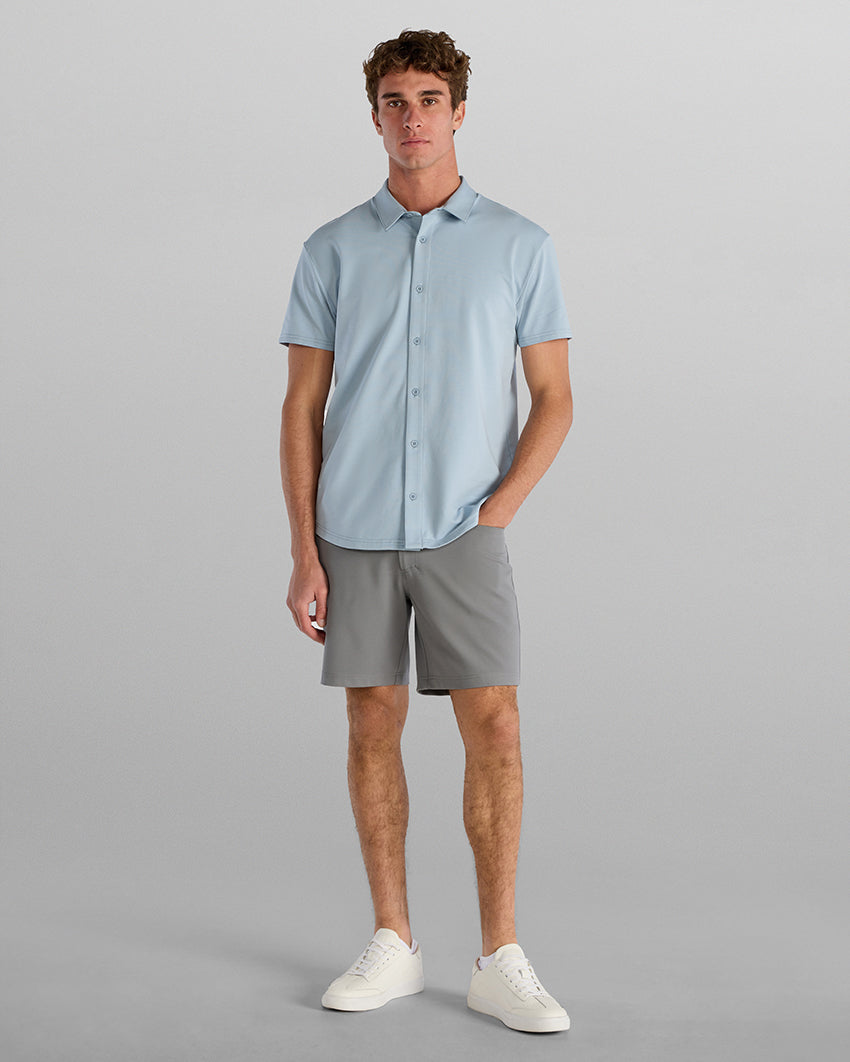 LUX Short Sleeve Button Down