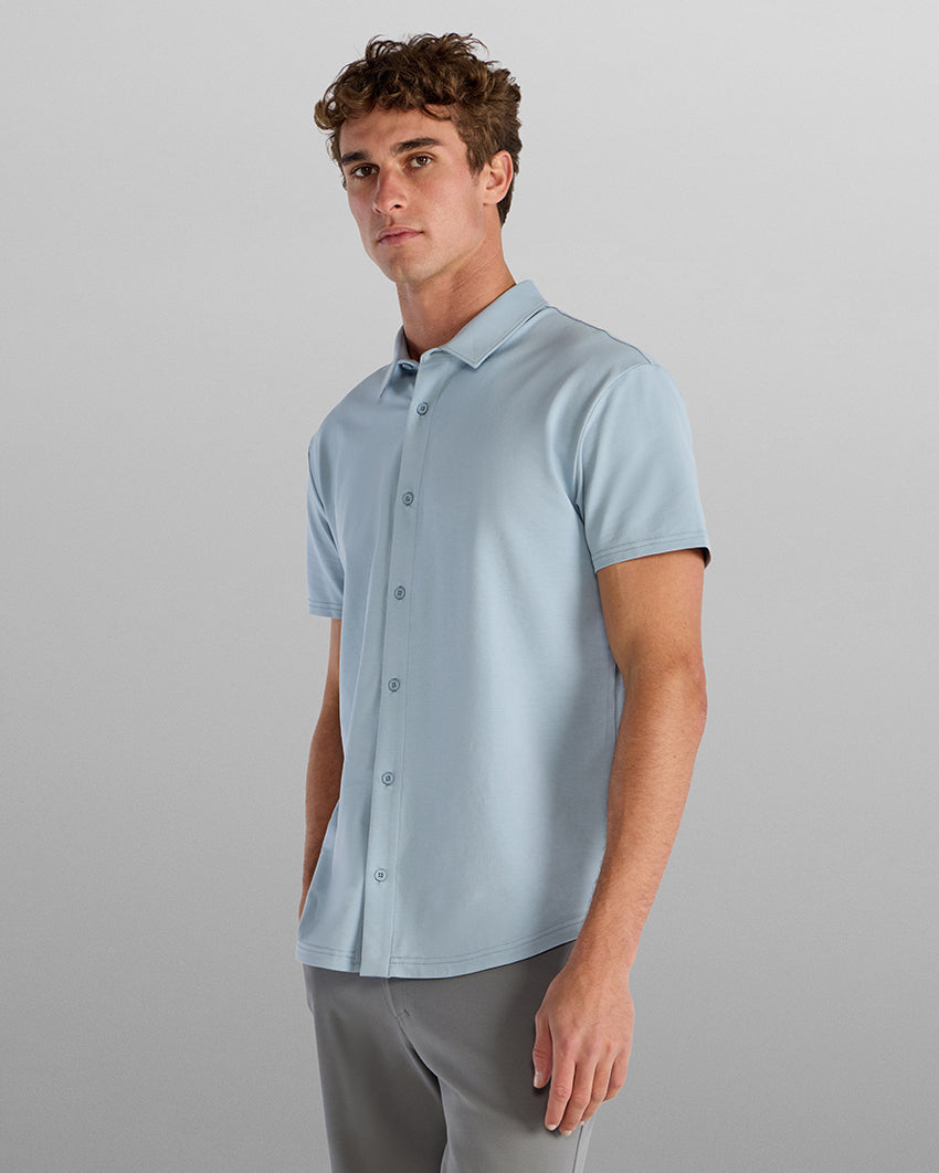 LUX Short Sleeve Button Down