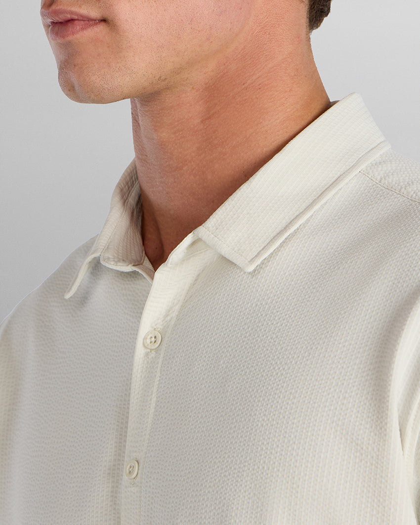 Seersucker Short Sleeve Button Down