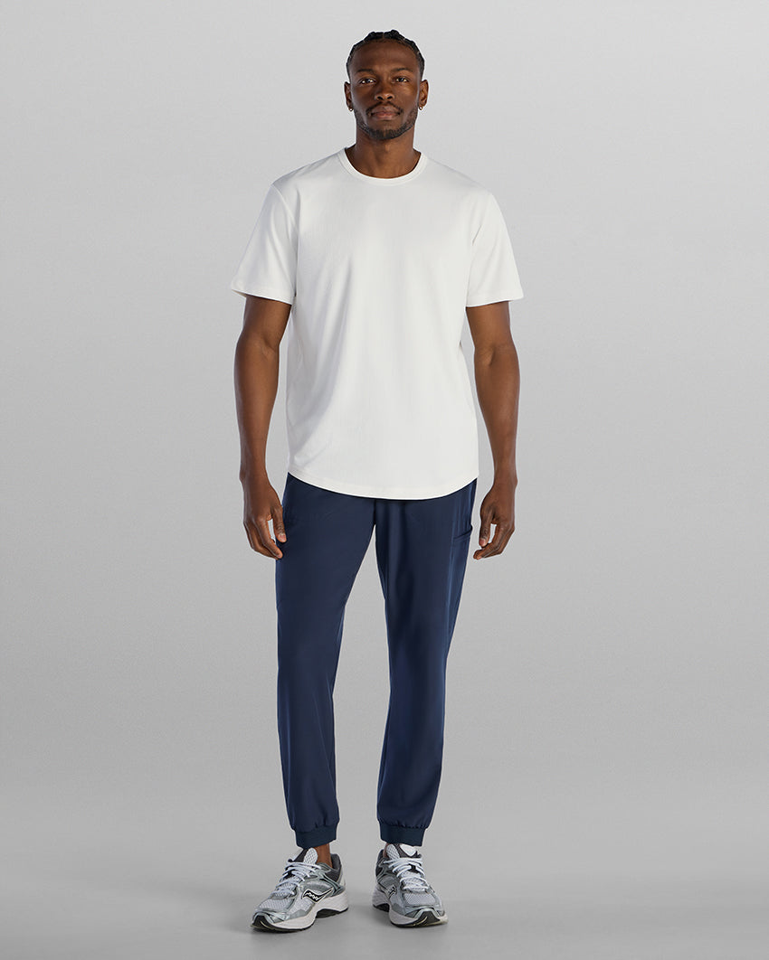 Adaptive Micro Waffle Short Sleeve Drop-Cut