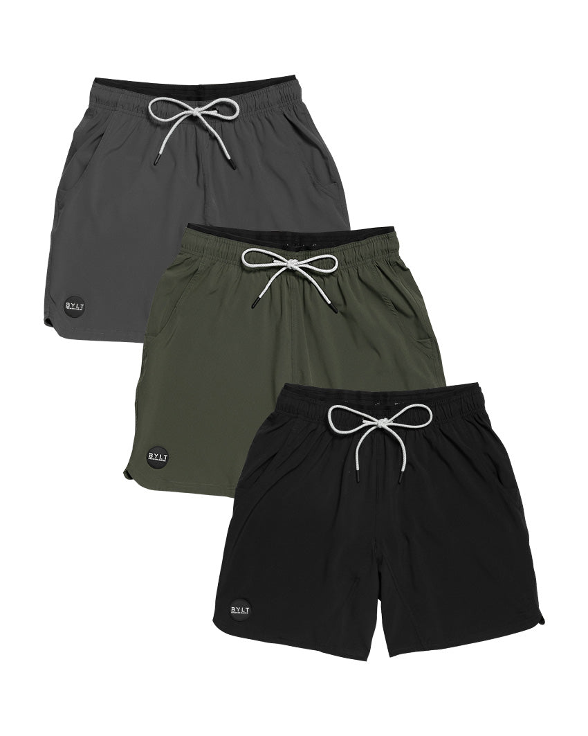 Linerless Active+ Shorts - Custom 3 Pack