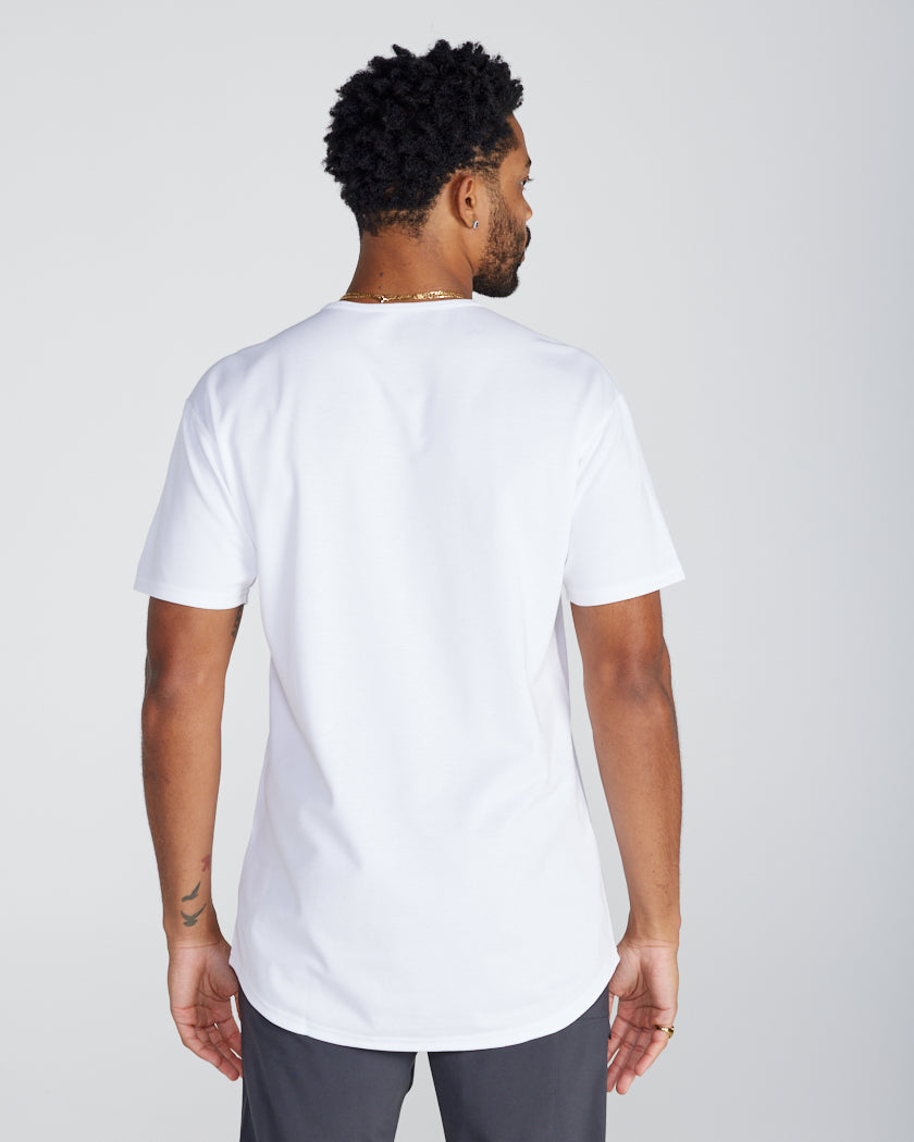 Bayside Short Sleeve Drop-Cut