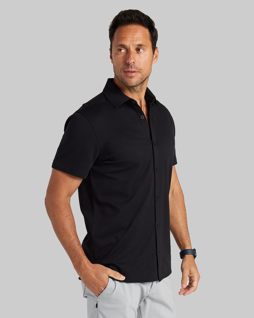 Bayside Oxford Short Sleeve Button Down