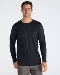 Cotton Long Sleeve Henley