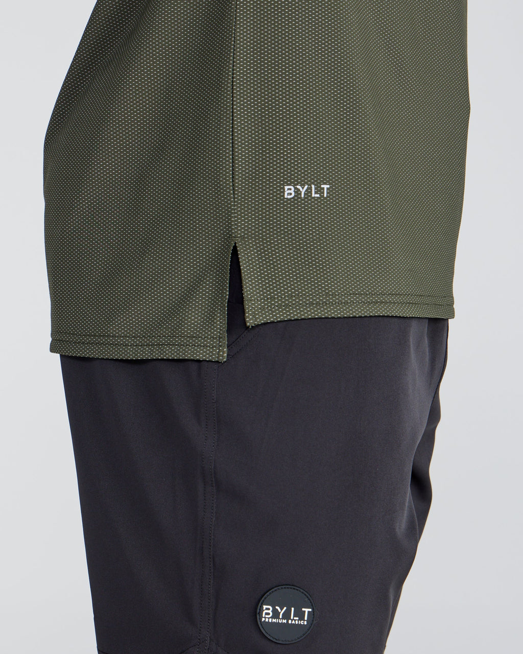 Pulse Short Sleeve Split Hem