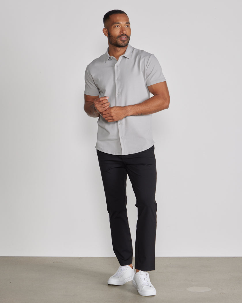 LUX Short Sleeve Button Down