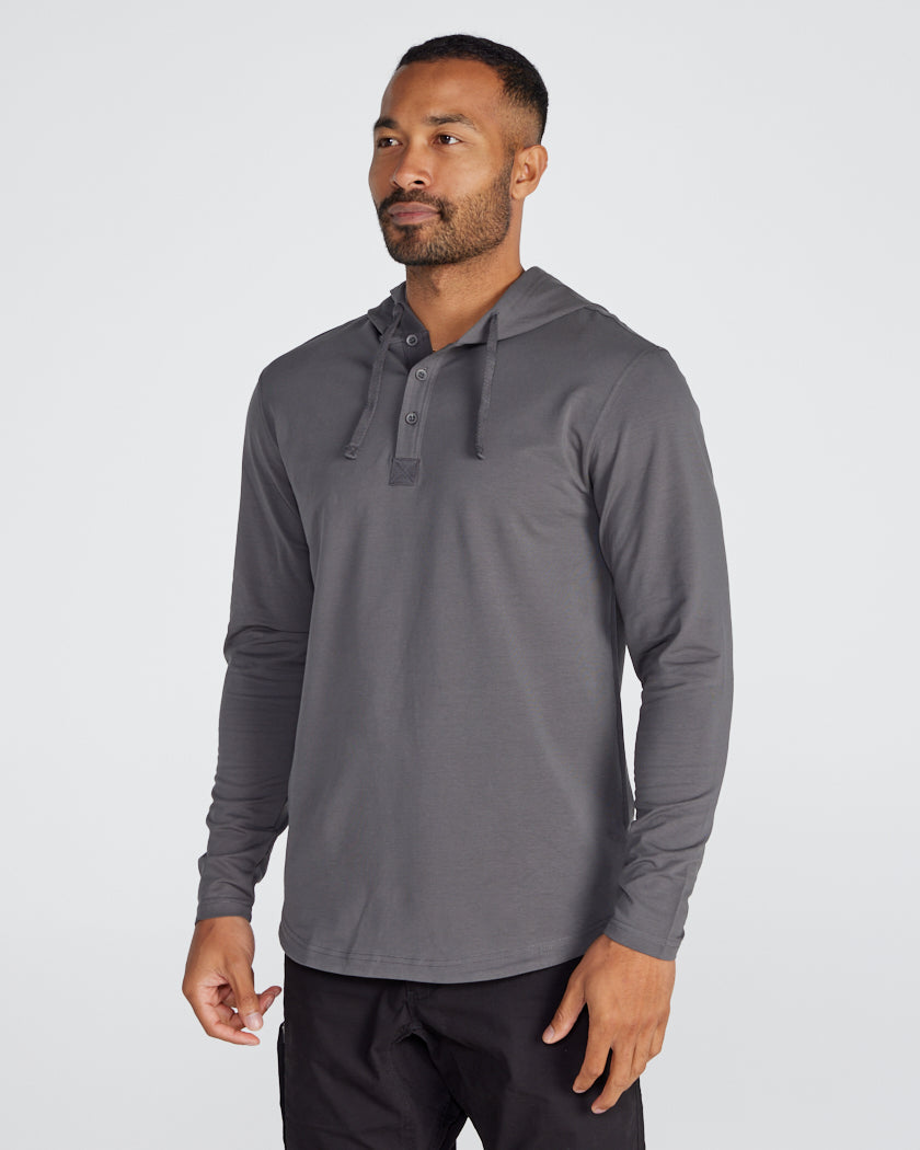 Drop-Cut: LUX Hooded Henley