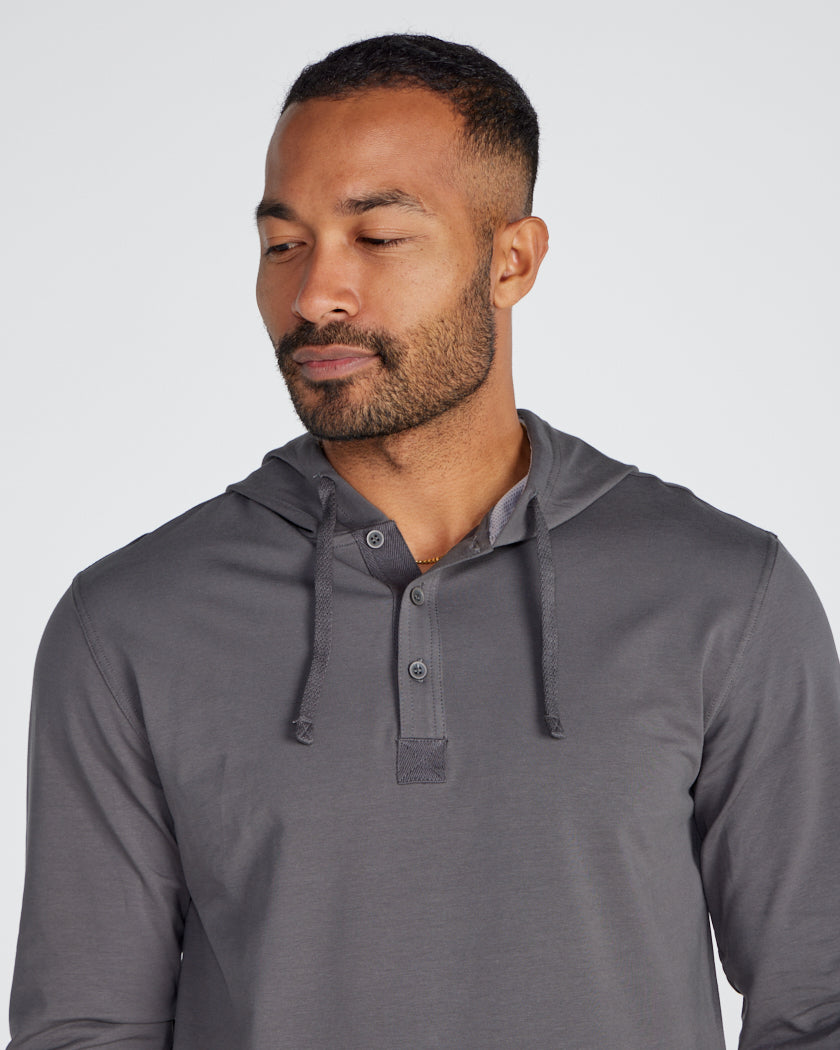 Drop-Cut: LUX Hooded Henley