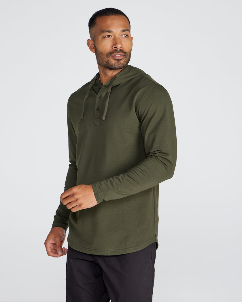 Drop-Cut: LUX Hooded Henley