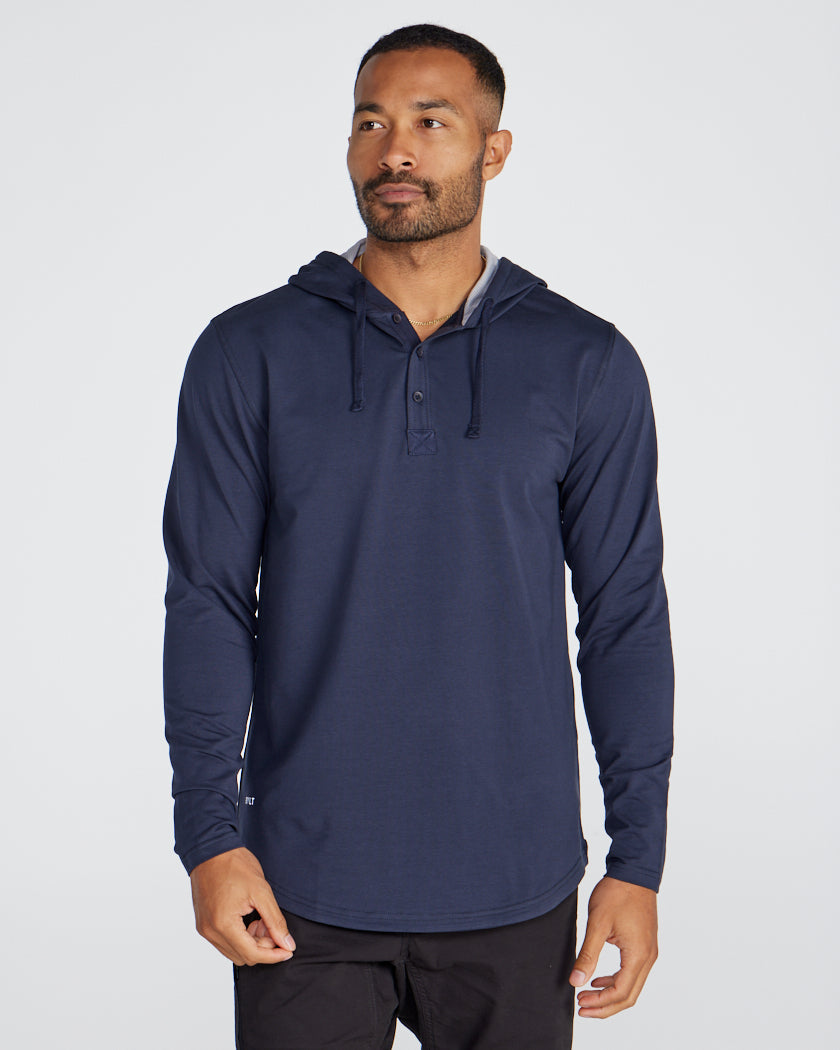 Drop-Cut: LUX Hooded Henley