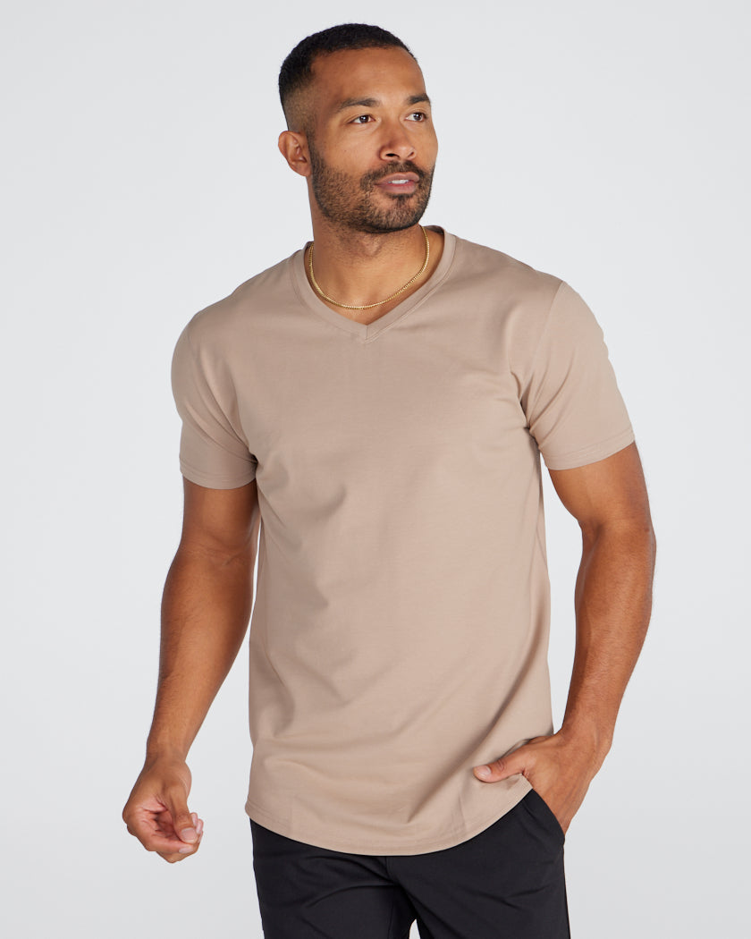 5-Item Drop-Cut V-Neck: LUX Bundle