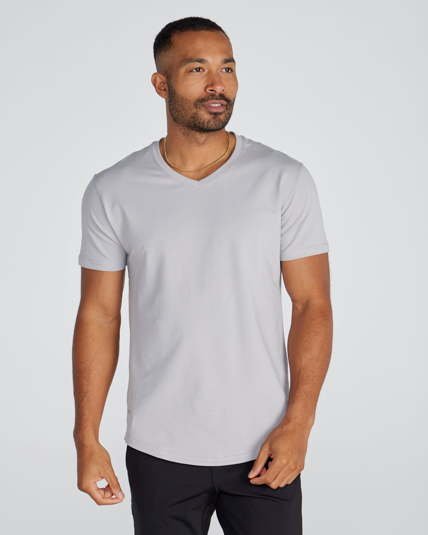 Drop-Cut V-Neck: LUX