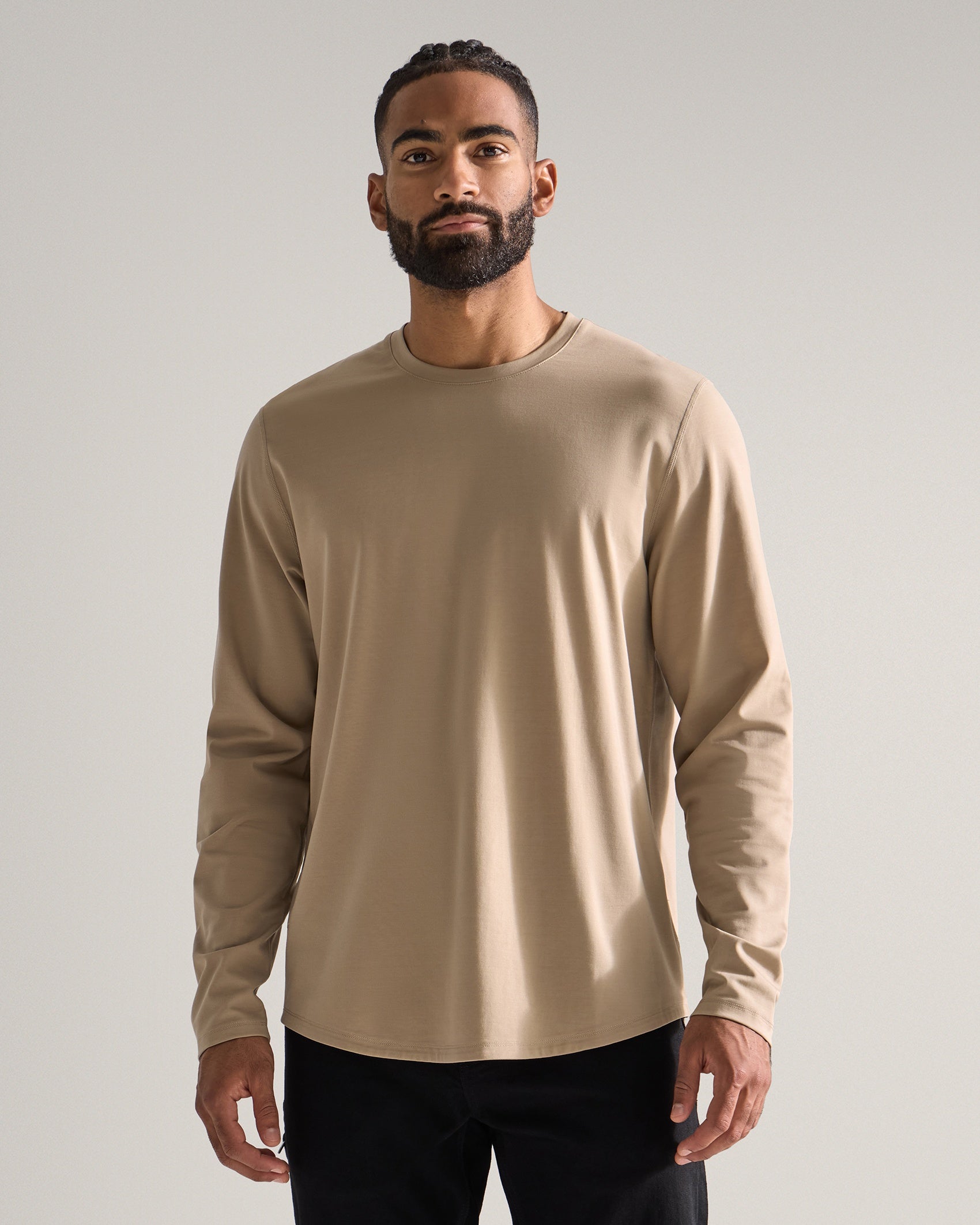 Everyday Long Sleeve Drop-Cut