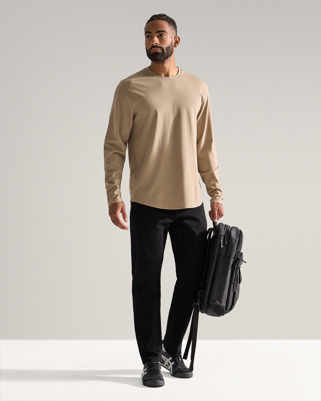 Everyday Long Sleeve Drop-Cut