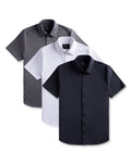 Executive Stretch 2.0 Short Sleeve Button Down - Custom 3 Pack