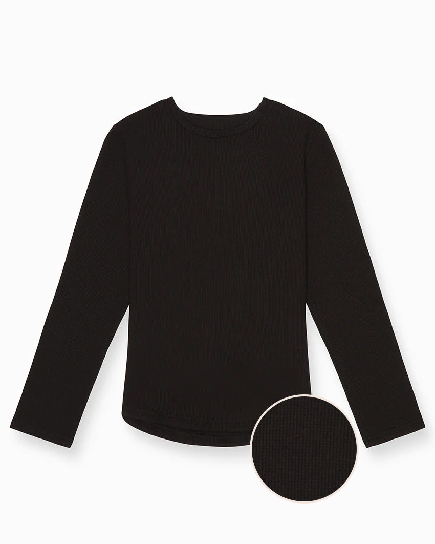 Kids Thermal Drop-Cut Long Sleeve