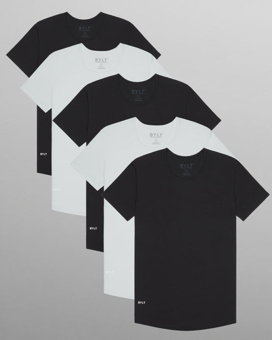 5-Item Lightweight LUX Undershirt Bundle