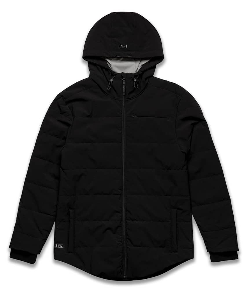 Drop-Cut Puffer Jacket