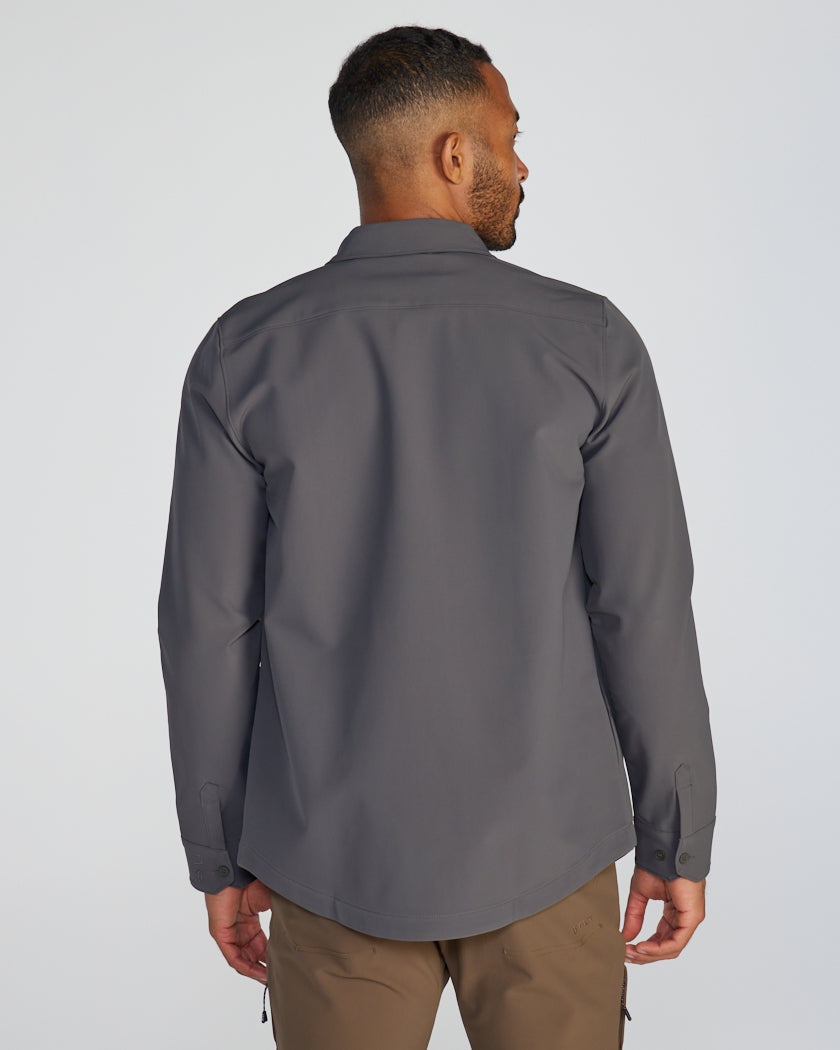 Tech Nylon Shirt Jacket