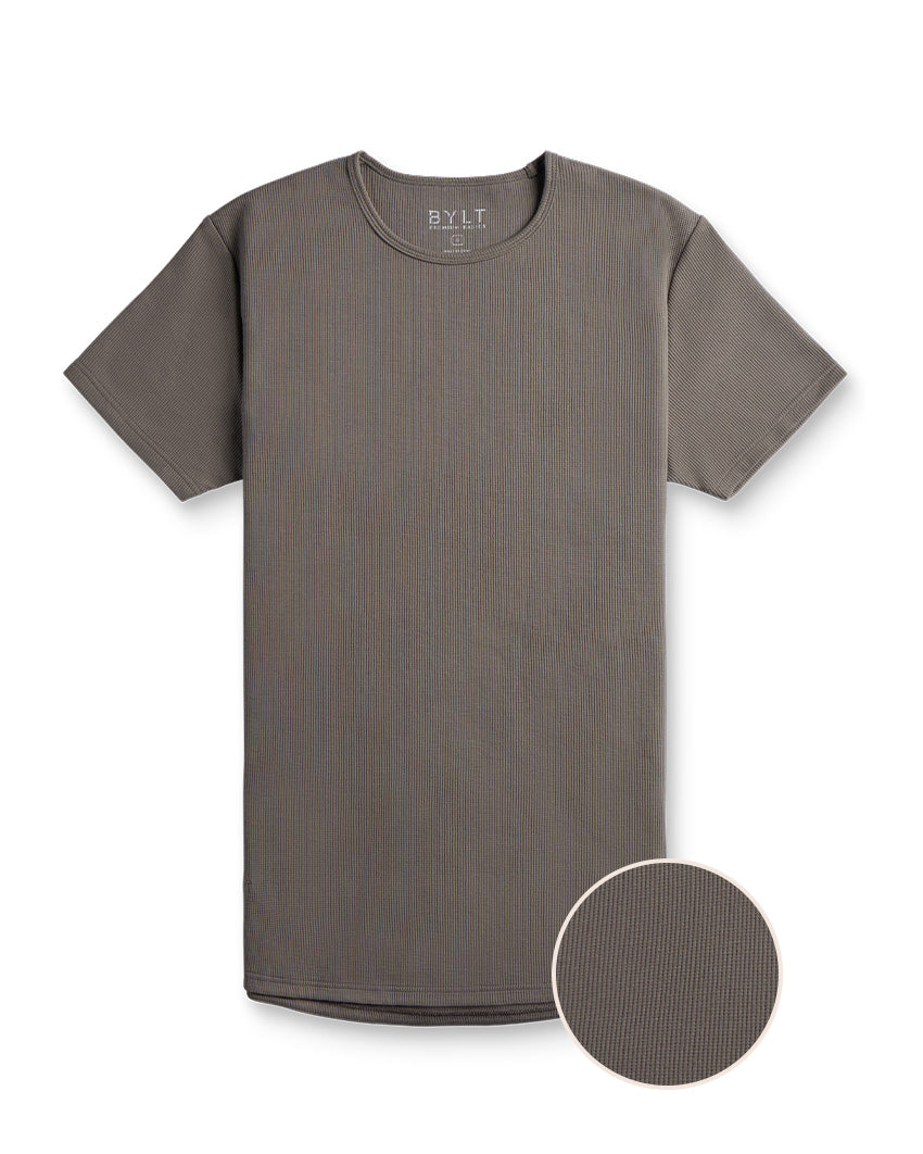Thermal Short Sleeve Drop-Cut