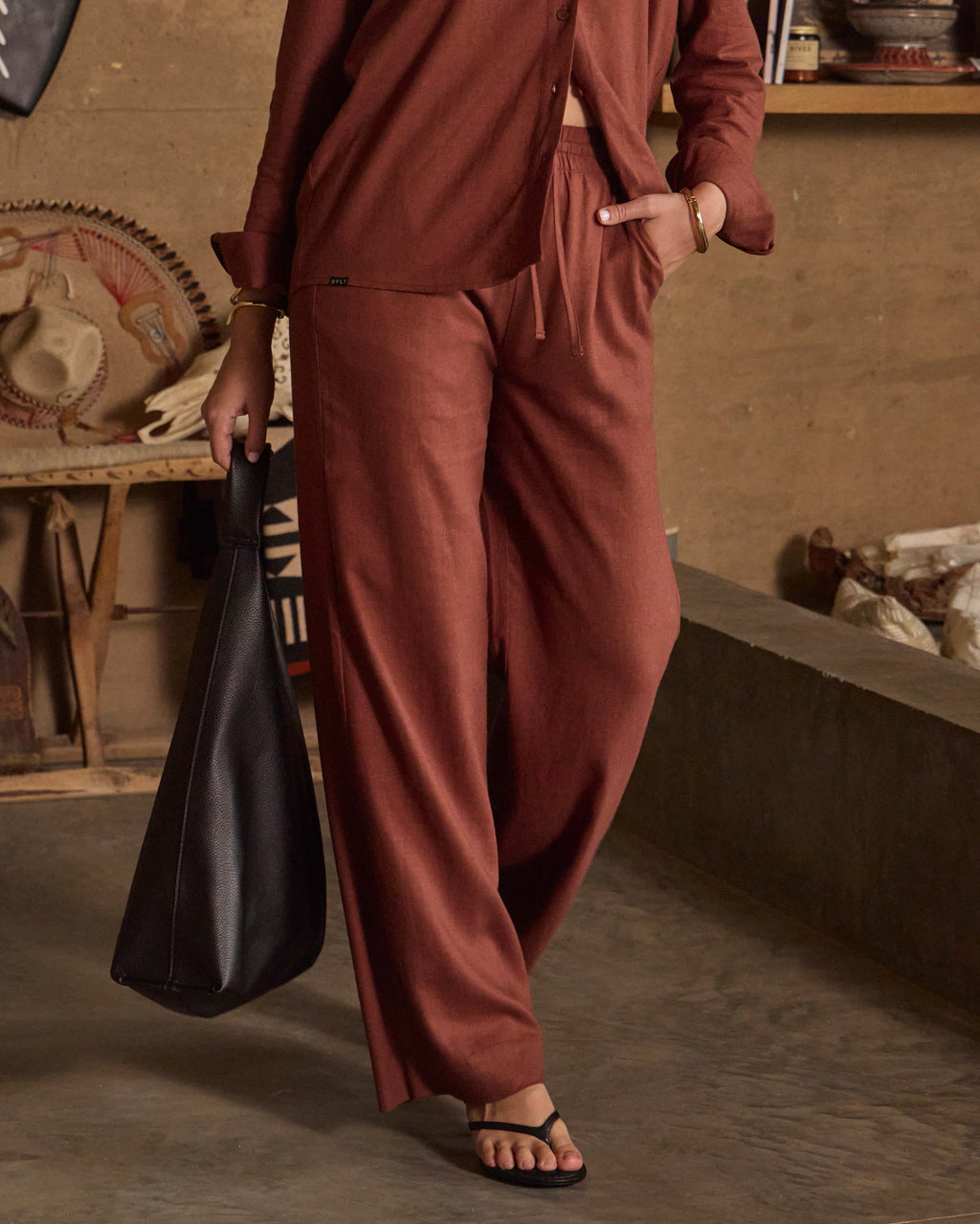 Women's Back to Basics Linen Pant