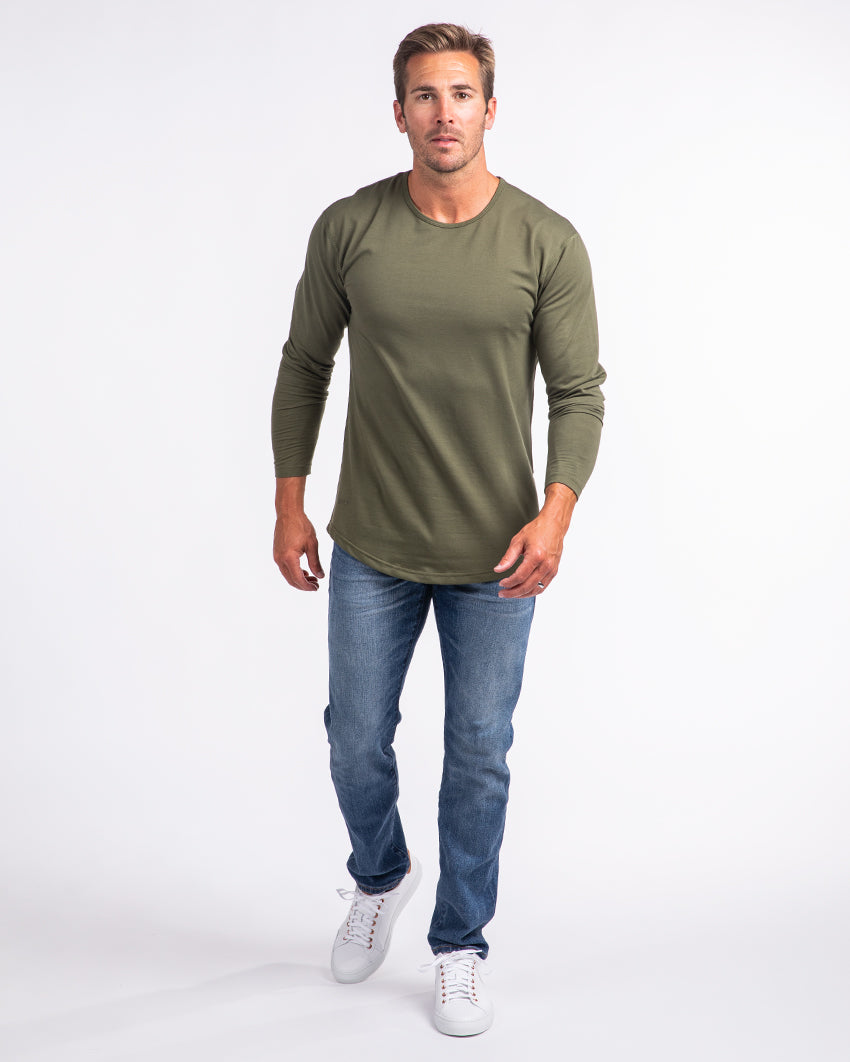 5-Item Drop-Cut Long Sleeve: LUX Bundle