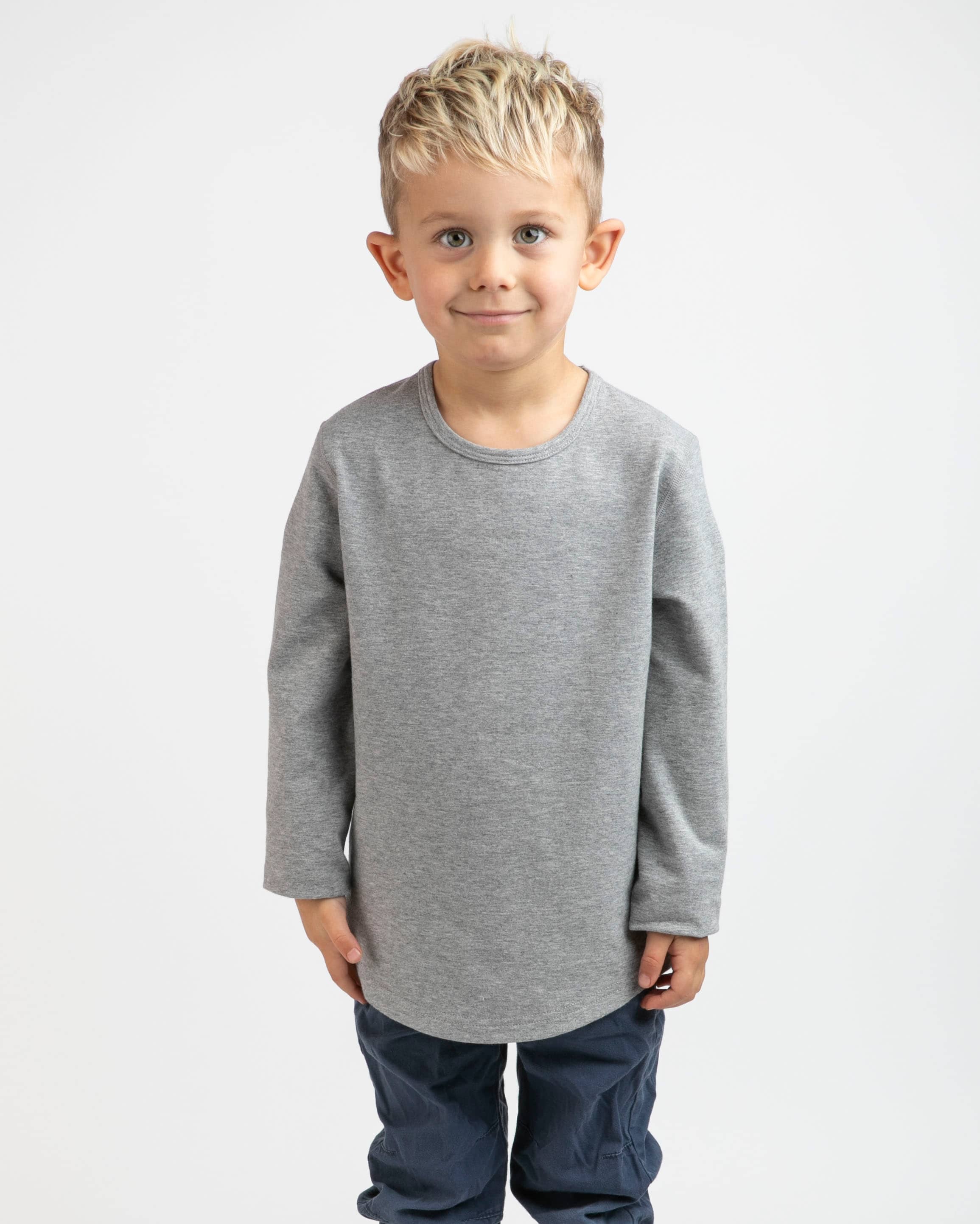 Kid's Drop-Cut Long Sleeve: LUX