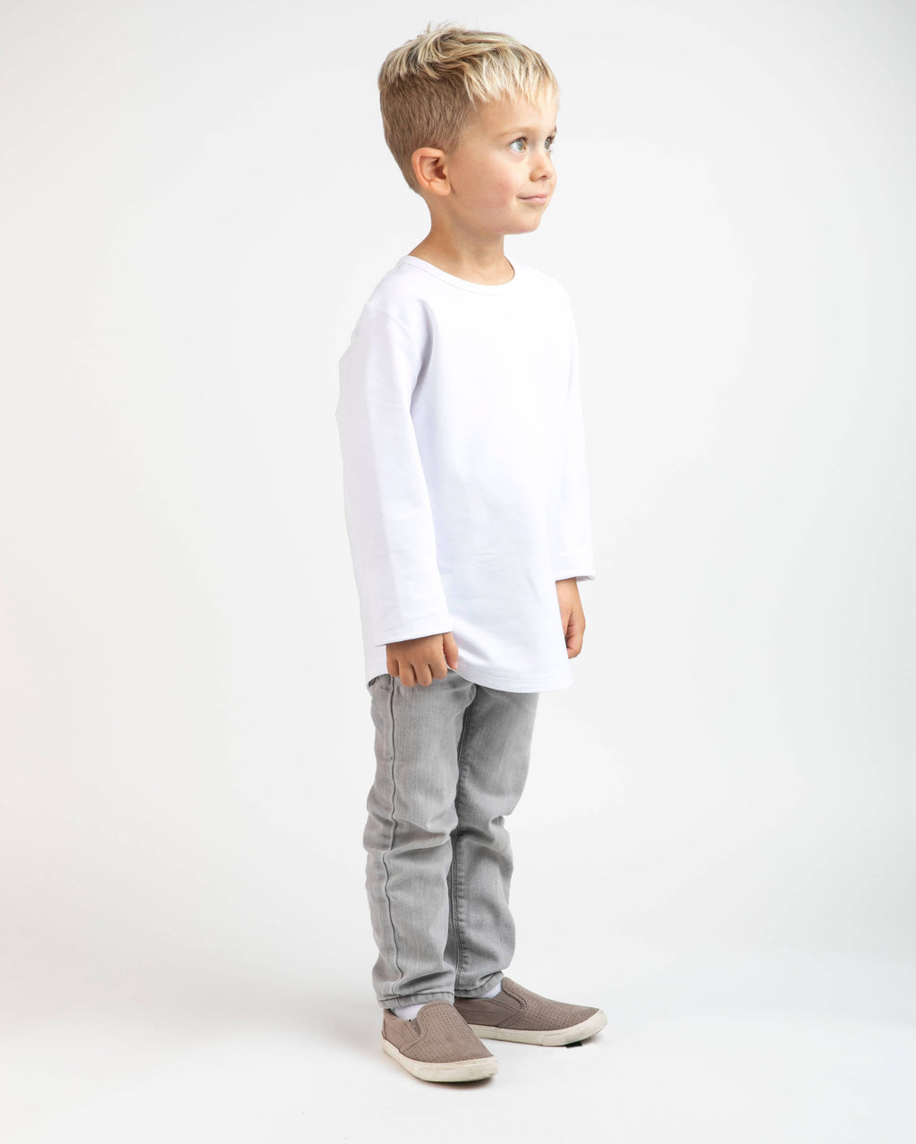 Kid's Drop-Cut Long Sleeve: LUX