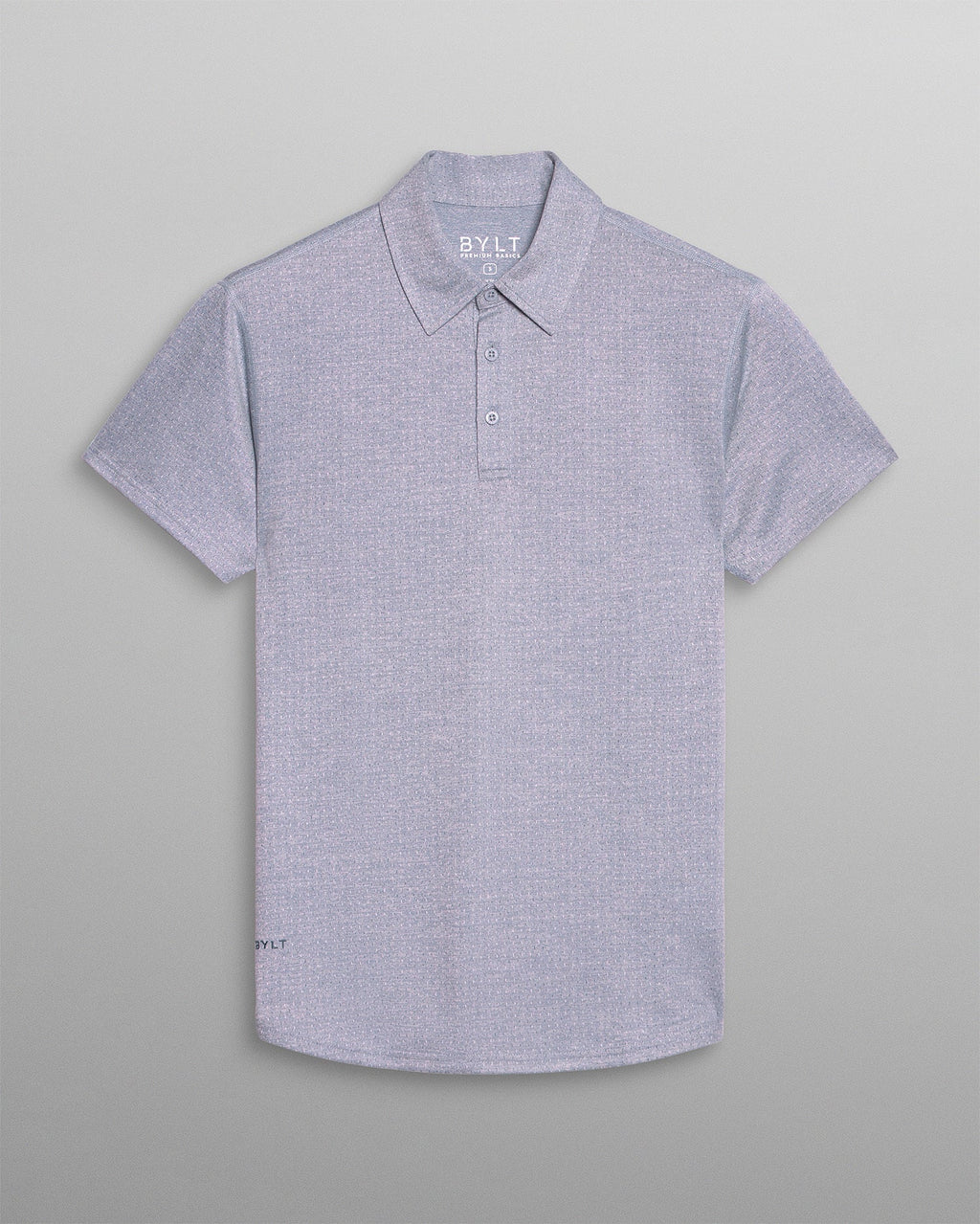 Heather Printed Polo