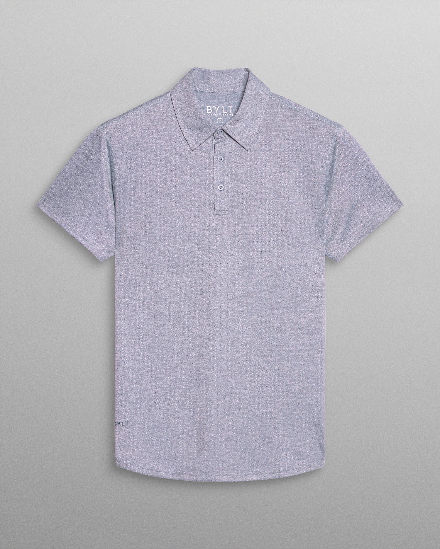 Heather Printed Polo